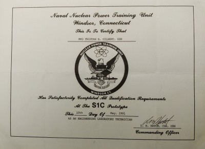 Naval Nuclear Engineering Laboratory Technician